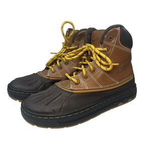 Nike Woodside ACG Hiking Boots Waterproof Trail Brown Youth Boys Size 2
